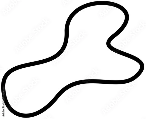 Obraz water stain blops