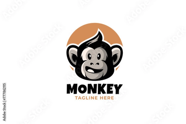 Obraz Monkey Logo Vector Design Template.eps