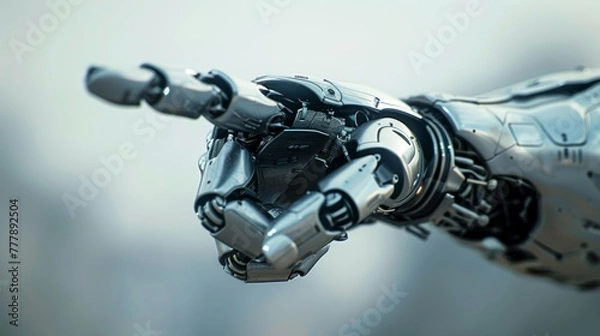 Fototapeta Robot Hand Pointing