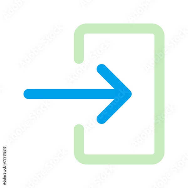 Obraz login duo tone icon