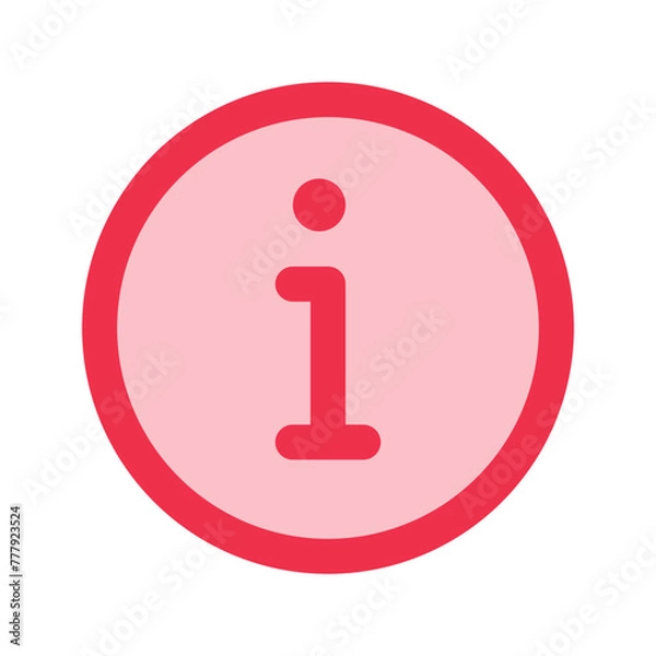 Obraz information outline fill icon