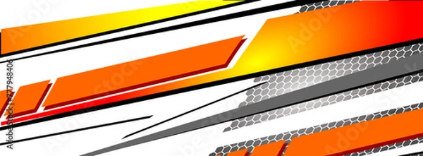 Obraz template livery vehicle stripes background