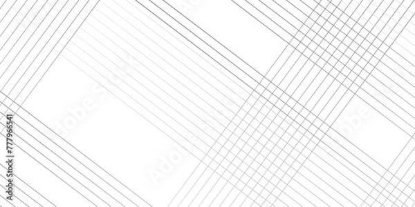 Fototapeta Vector gradient gray line abstract pattern Transparent monochrome striped texture, minimal background. Abstract background wave line elegant white striped diagonal line technology concept web texture.