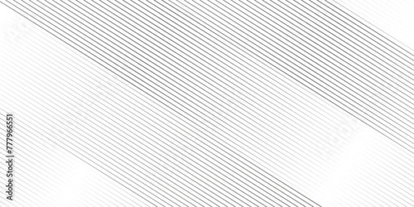 Obraz Vector gradient gray line abstract pattern Transparent monochrome striped texture, minimal background. Abstract background wave line elegant white striped diagonal line technology concept web texture.