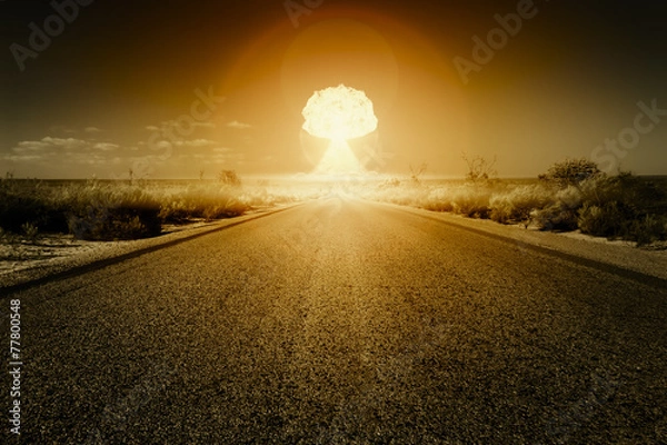 Obraz Eksplozja bomby nuklearnej