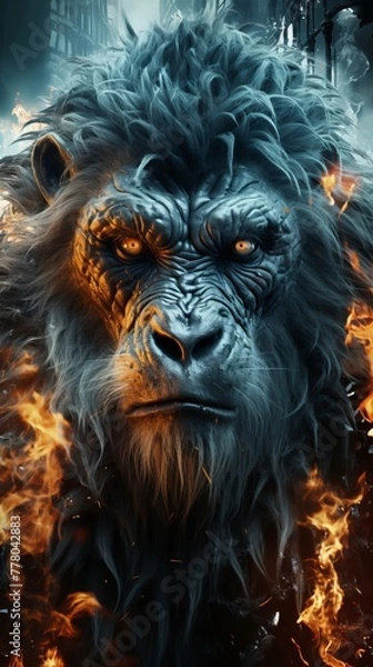 Fototapeta Gorilla Majesty: Captivating Images of the Gentle Giants