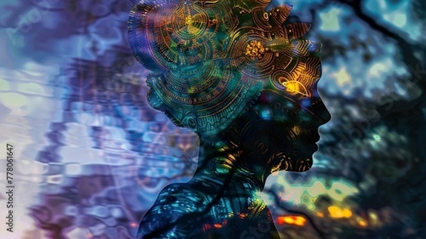 Obraz Cosmic Being Multidimensional Shifter