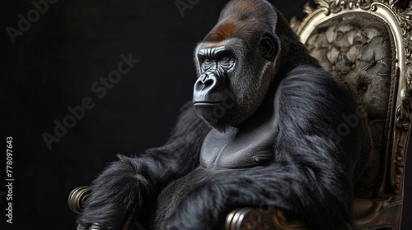 Obraz Gorilla Majesty: Captivating Images of the Gentle Giants