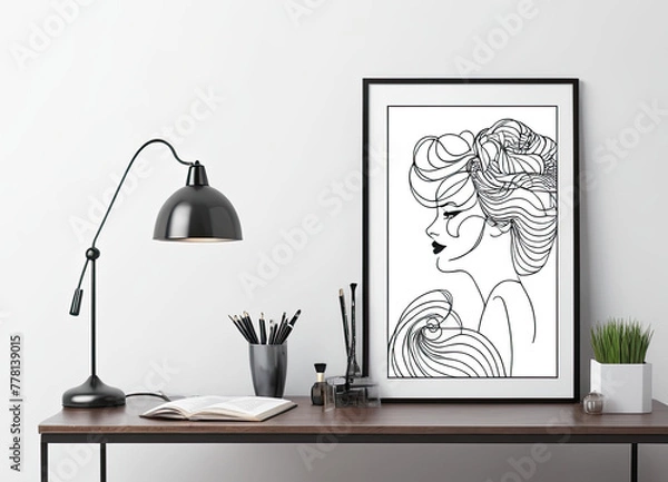 Fototapeta lamp on the table