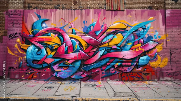 Obraz graffiti on the wall