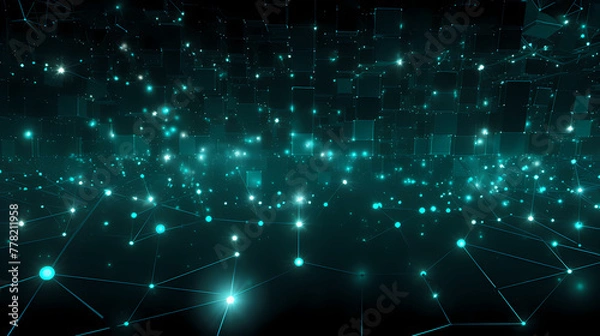 Obraz Technological material, big data concept background