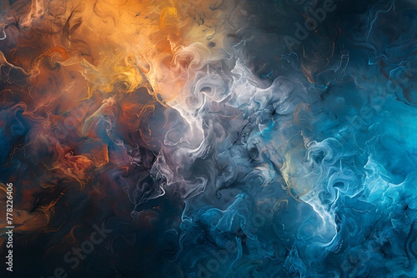 Fototapeta Captivating abstract background with vibrant colors and dynamic shapes, perfect for design projects and artistic concepts