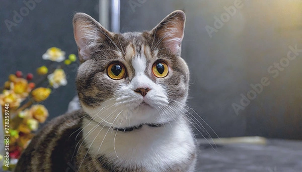 Fototapeta portrait of a cat