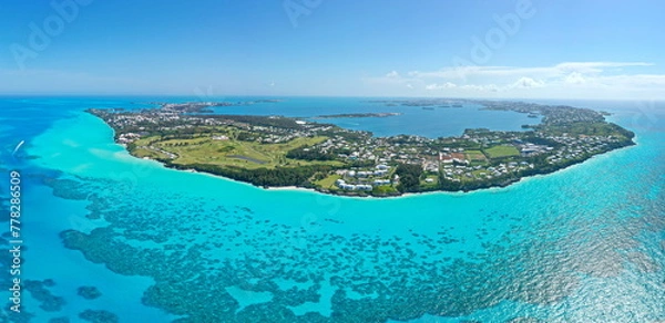 Fototapeta Tropical paradise island of Bermuda