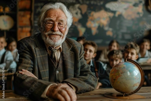 Obraz Teacher's day. Education concept. 