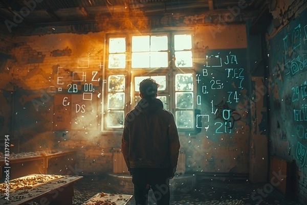 Obraz Teacher's day. Education concept. 