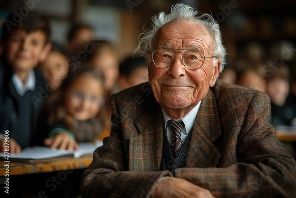 Obraz Teacher's day. Education concept. 