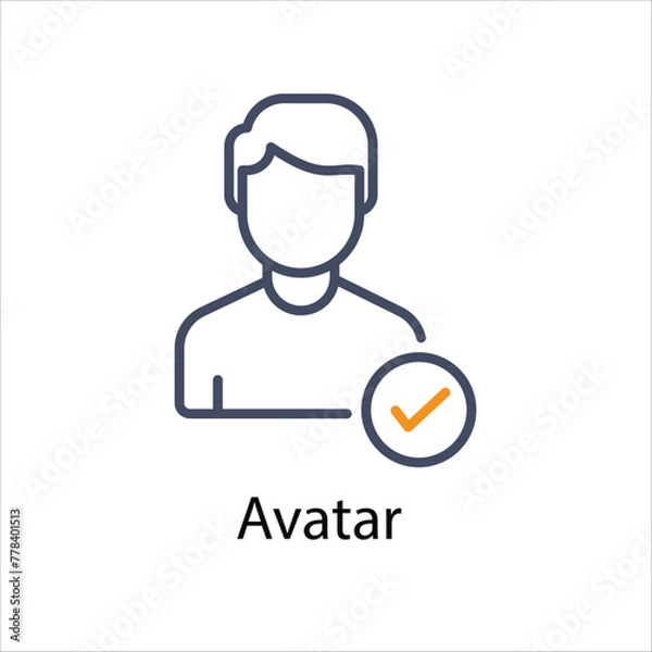 Fototapeta Avatar  icon