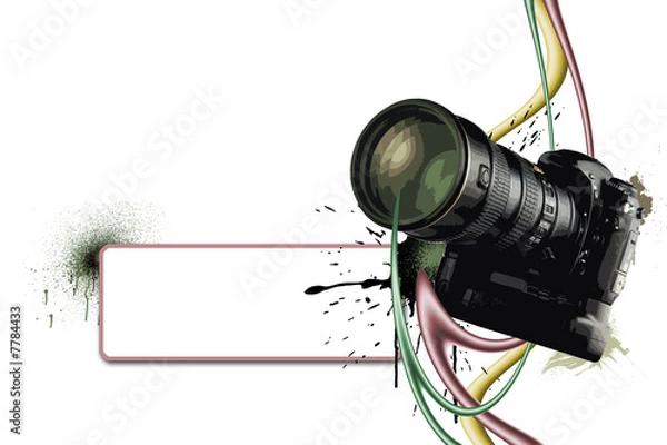 Obraz Digital camera name card