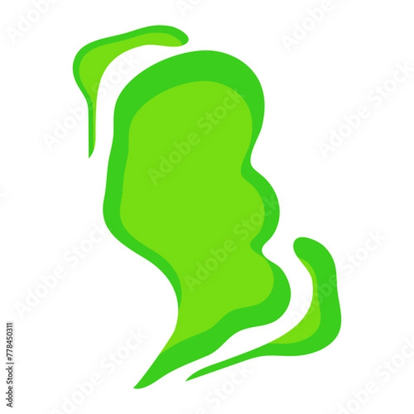 Obraz Green Smoke Cloud