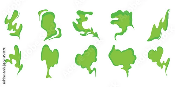 Obraz Green Smoke Cloud