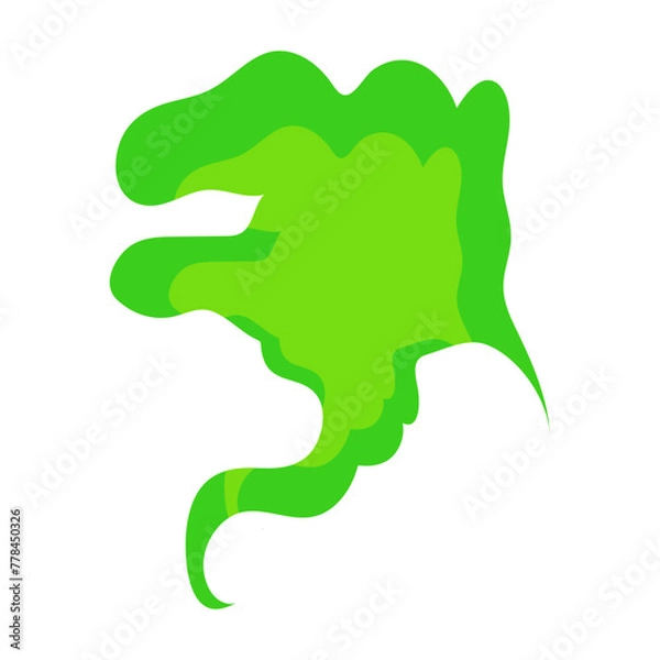 Obraz Green Smoke Cloud