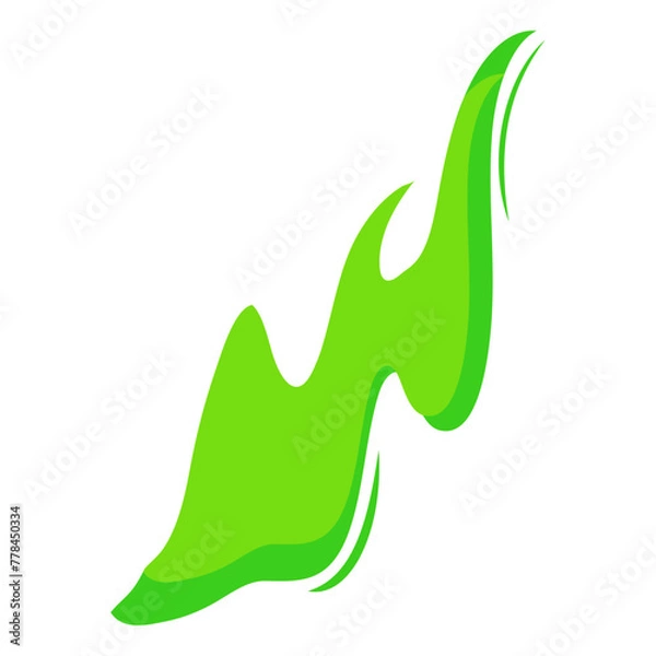 Obraz Green Smoke Cloud