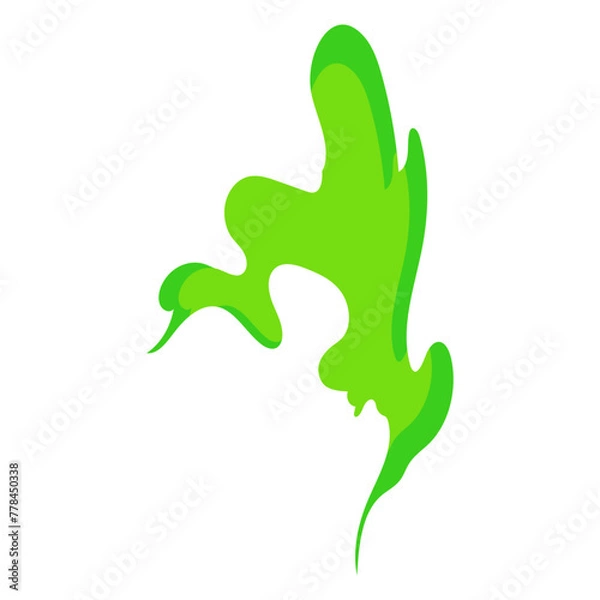 Obraz Green Smoke Cloud