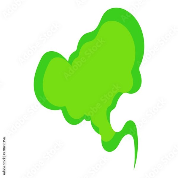 Obraz Green Smoke Cloud