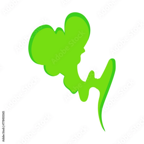 Obraz Green Smoke Cloud