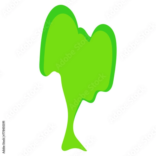 Obraz Green Smoke Cloud