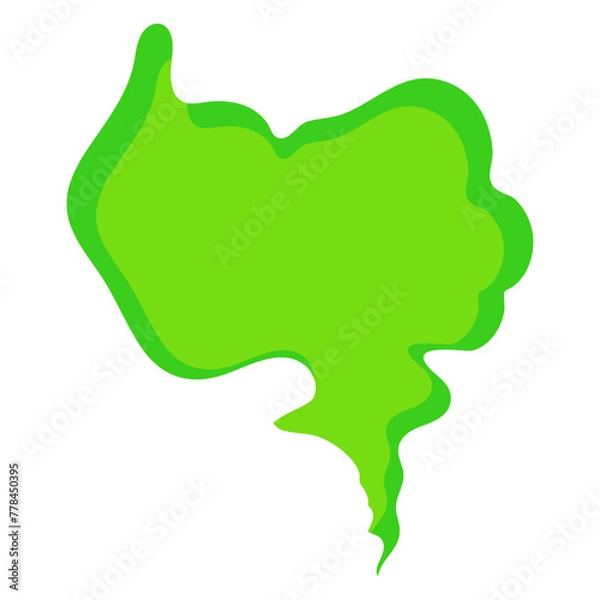 Obraz Green Smoke Cloud