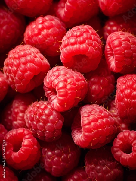 Fototapeta raspberry close up