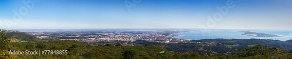 Obraz Setubal overview panorama