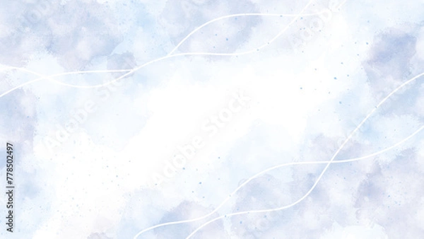 Obraz Soft pastel colored watercolor texture background