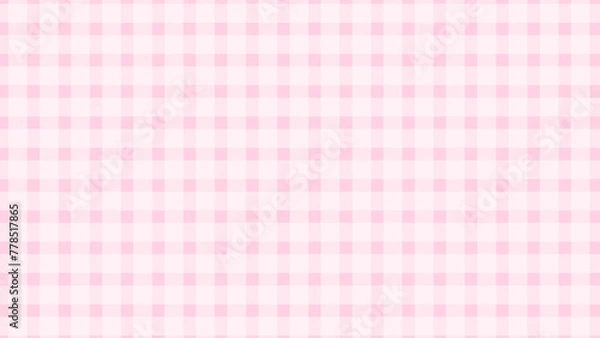 Obraz White and pink plaid pattern classic background