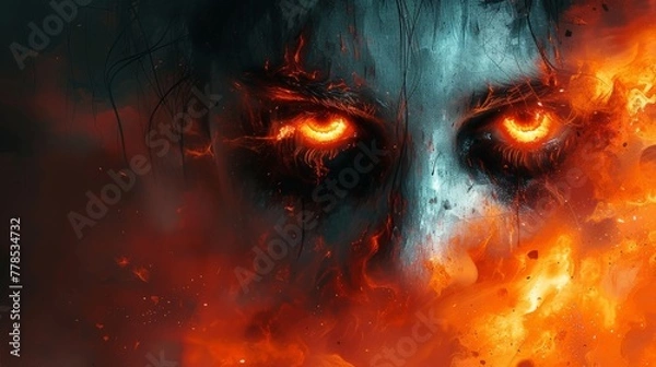 Obraz Fiery Introspection