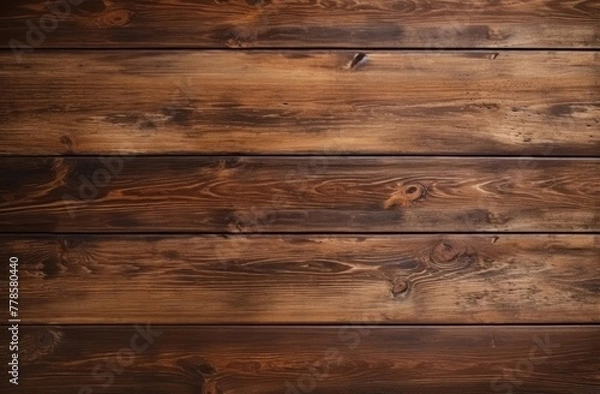 Obraz Close up picture of old wooden parquet floor texture surface arranged in Herringbone pattern style.  Generative AI.