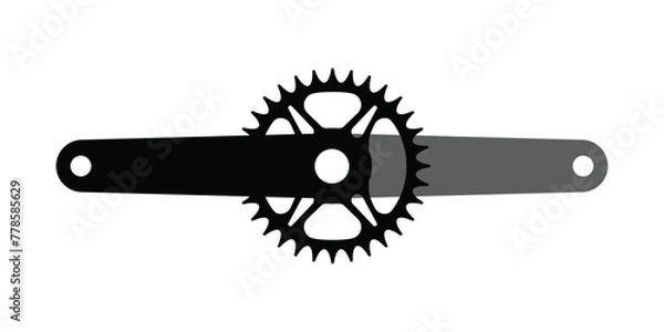 Fototapeta Bicycle Crank Set