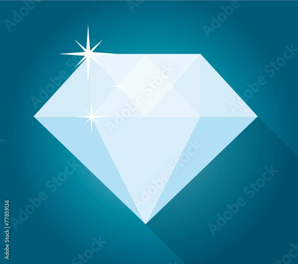 Fototapeta diamond vector, jewelry vector