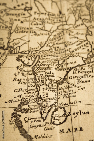 Fototapeta 古地図