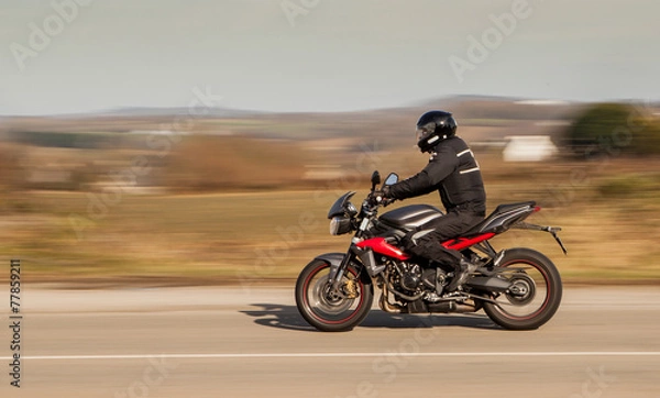 Obraz Motard