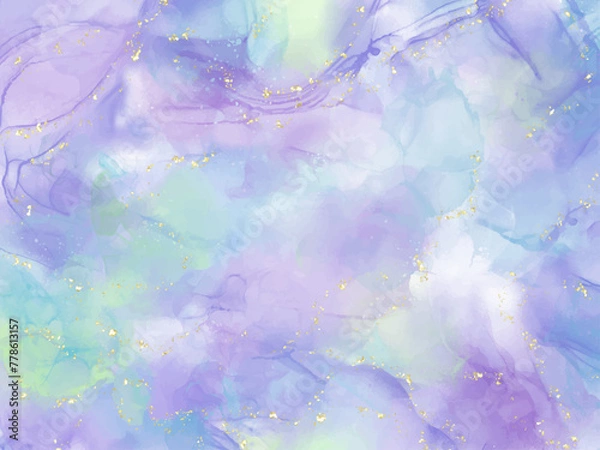 Obraz 水彩　背景　梅雨