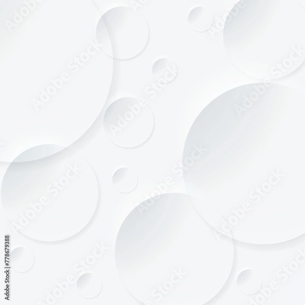 Fototapeta Modern elegant abstract background with paper thin circles