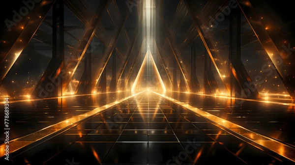 Fototapeta abstract empty stage