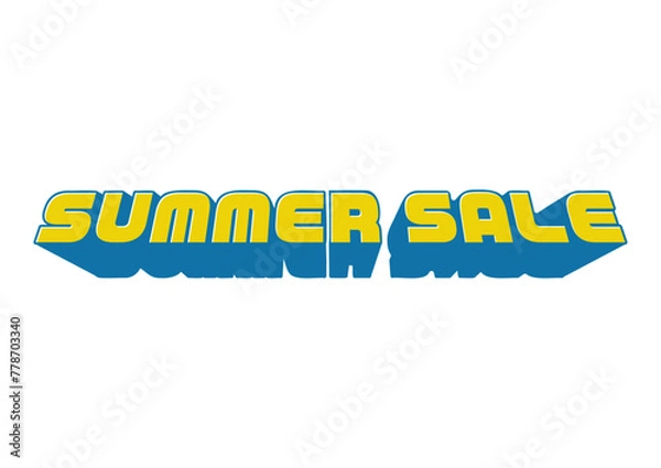 Obraz サマー　セール　広告素材