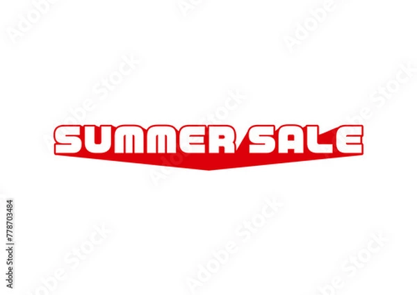 Obraz サマー　セール　広告素材