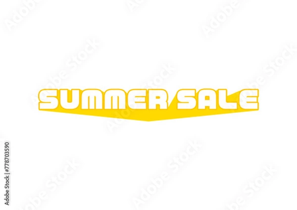 Obraz サマー　セール　広告素材