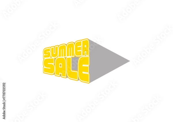 Obraz サマー　セール　広告素材