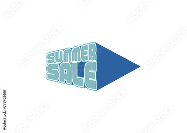 Obraz サマー　セール　広告素材